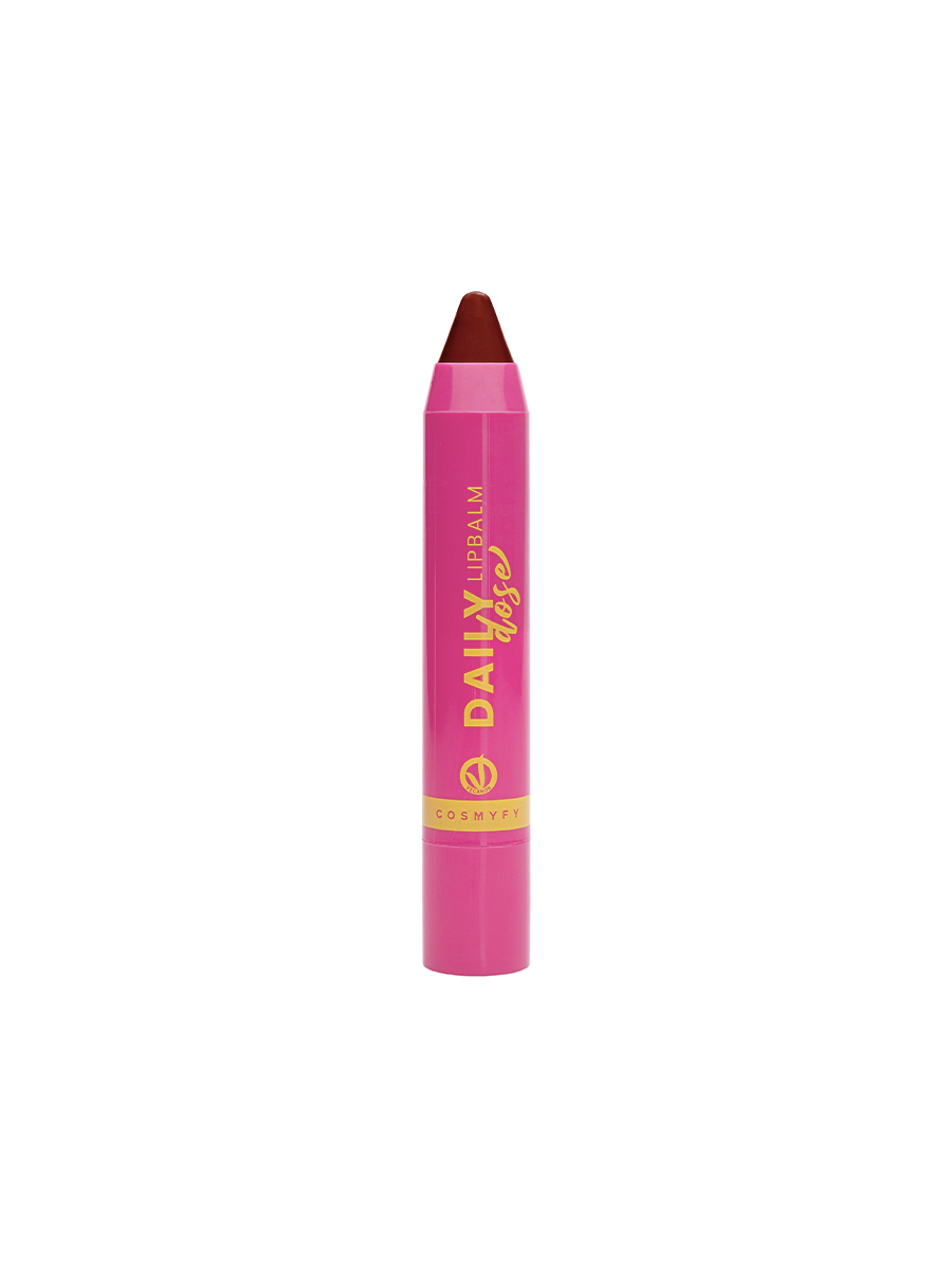 Lip balm in stick rosso scuro